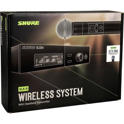 Shure SLXD24/B58 Wireless Vocal System With BETA 58 Band H55 image 7