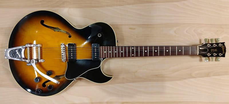 Gibson ES 135 Mid 90's Bigsby Sunburst | Reverb