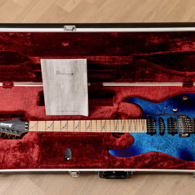 2011 Ibanez Prestige RG2570MZ HSH Caribbean Blue Lagoon