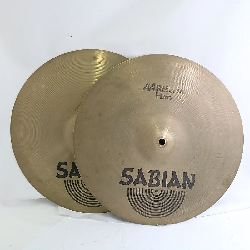 Sabian 14" AA Regular Hi-Hat Cymbals (Pair) 1985 - 2001 image 1