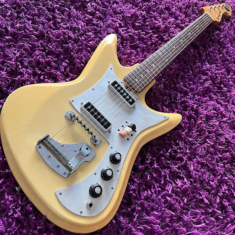 1966 Teisco K-2L Shark Fin Bizarre Electric Guitar (MIJ) | Reverb