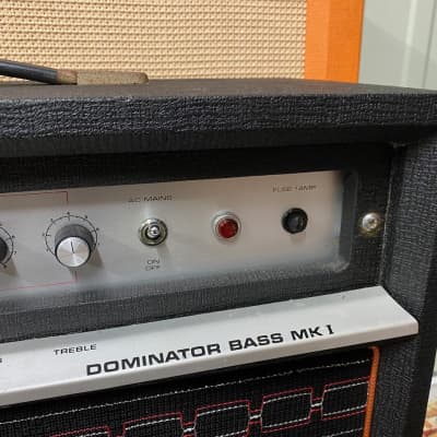 Vintage 1970s WEM Watkins Dominator Bass MK1 1x15 Valve Guitar Amplifier Combo image 5