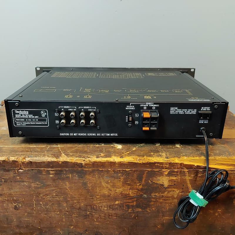 Technics SH-9020M ピークメーター　アベレージメーター TECHNICS SH-9020 RARE Peak Average Meter Unit Vintage 1977