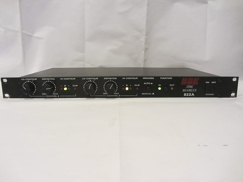 BBE 822A Sonic Maximizer Harmonic Exciter Enhancer Reverb