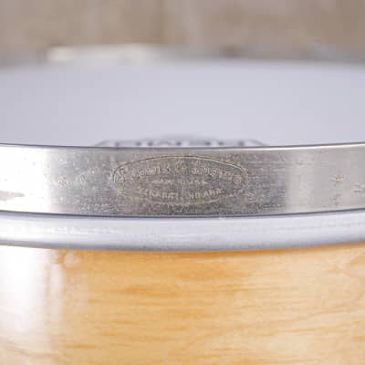 Ludwig & Ludwig 1920's 6.5" x 14" Wood Shell Snare Drum image 10