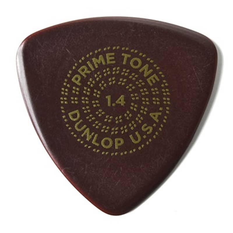 Dunlop 517R14 Primetone Small Tri Smooth 1.4mm Triangle Guitar Picks (12-Pack) image 1