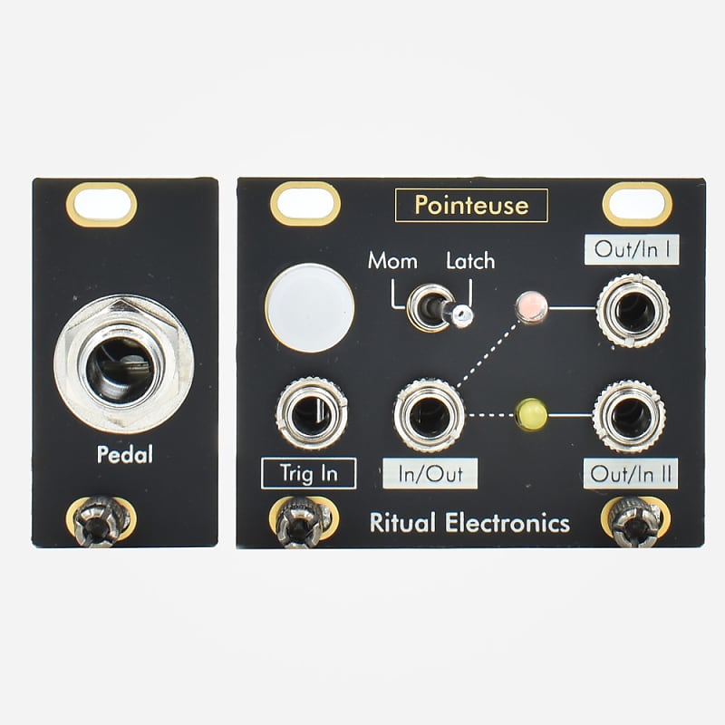 Ritual Electronics POINTEUSE 1U (Intellijel Format) Eurorack Pedal Interface and Switch Tile image 1
