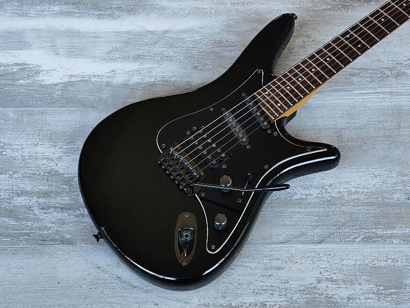 1989 Yamaha Japan MG111R HSS 26 Fret Electric Guitar (Black