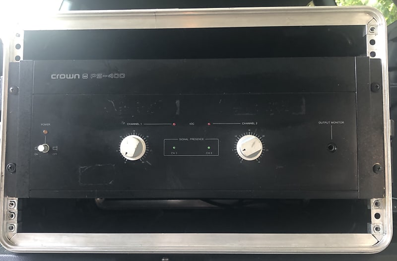 VINTAGE CROWN PS-400 AUDIOPHILE GRADE STEREO AMPLIFIER Class A Class A/B  190W