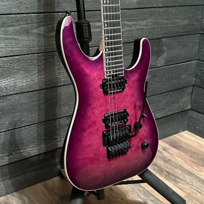 Jackson Pro Plus Series Dinky DKAQ Purple Electric Guitar image 2