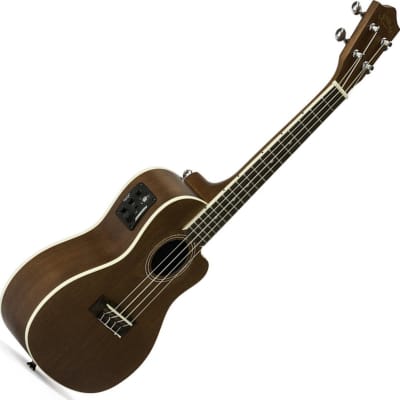 Lanikai MA-CEC Mahogany Concert Cutaway A/E Ukulele | Reverb