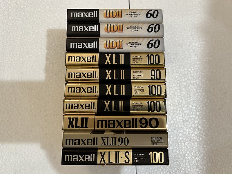 Blank Cassettes: Audio - Maxell - XL II-S - C - 90 - Japan (1986)