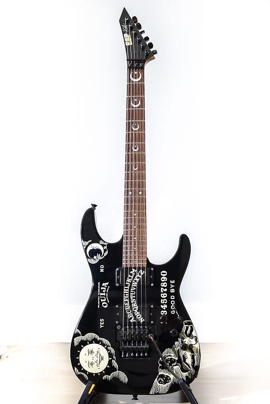 ESP OUIJA Kirk Hammett Signature KH-2 1998 Black Japan Custom Shop image 1