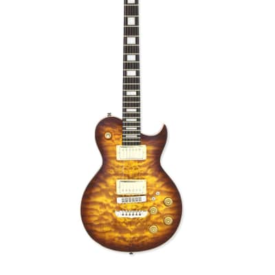 Aria Pro II PE-480 Brown Sunburst Electric Guitar image 1