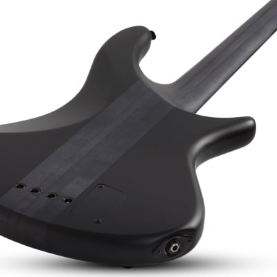 Schecter Stiletto-4 Stealth Pro LH Satin Black image 5