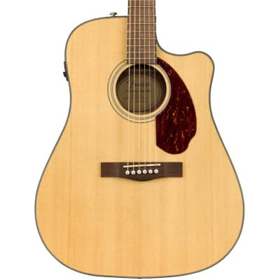Fender CD-140SCE Electro-Acoustic Guitar with Case, Natural for sale