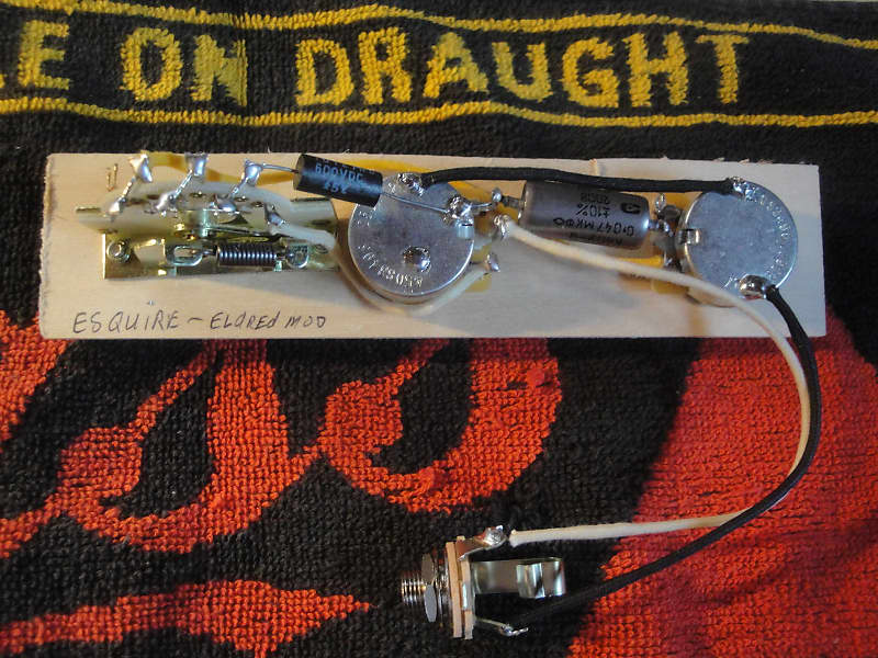 Wiring for Fender Esquire, Eldred Mod Cts, Stk, Crl, Reverb