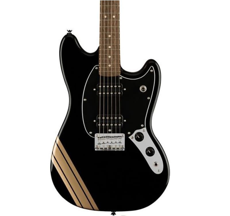 ギター Squier FSR Bullet Competition Mustang Squier FSR Bullet Competition Mustang HH LRL, White w/ Black