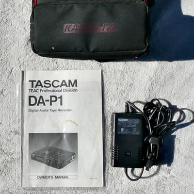 TASCAM DA-P1 Portable Digital Audio Tape Recorder - With Carry Case - Battery - Manual - Power Supply and 2) DAT Tapes - Shop Inspected / Tested - Excellent Condition - Works - Sounds - Looks Great - Free Shipping image 5
