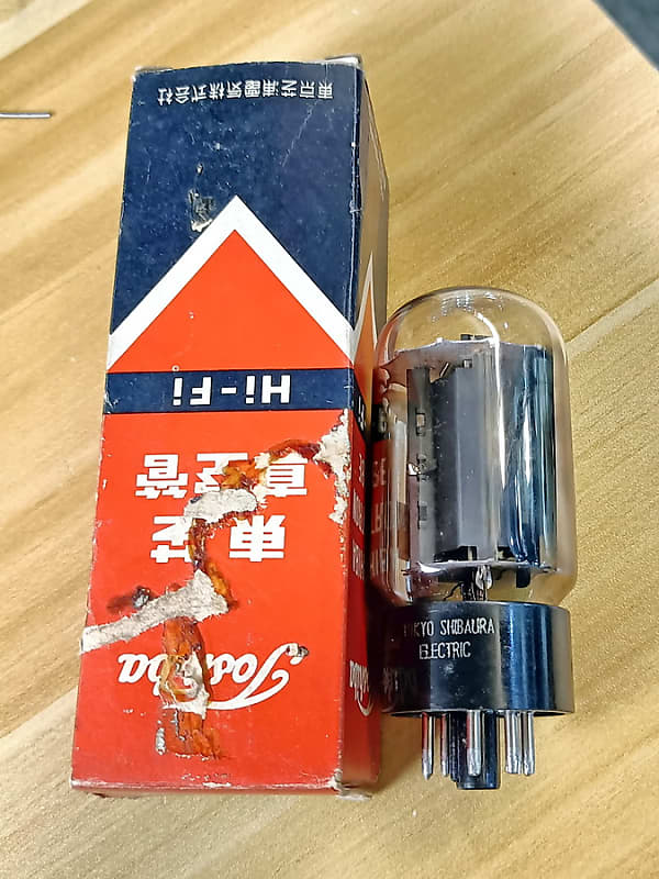 TOSHIBA製 6L6GC 真空管 2本セット 日本製 TOSHIBA 6L6GC VINTAGE TUBE 1970's 6L6GC Toshiba made in Japan