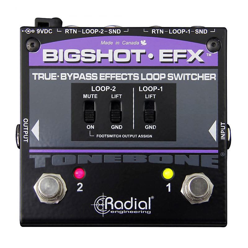 Radial Tonebone BigShot™ EFX True-Bypass Effects loop Switcher image 1