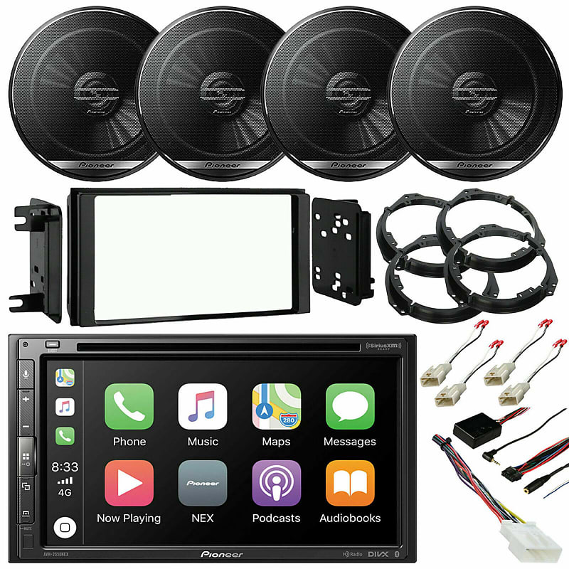 New Pioneer AVH-2550NEX Multimedia DVD Receiver with Apple CarPlay &  Android Auto 