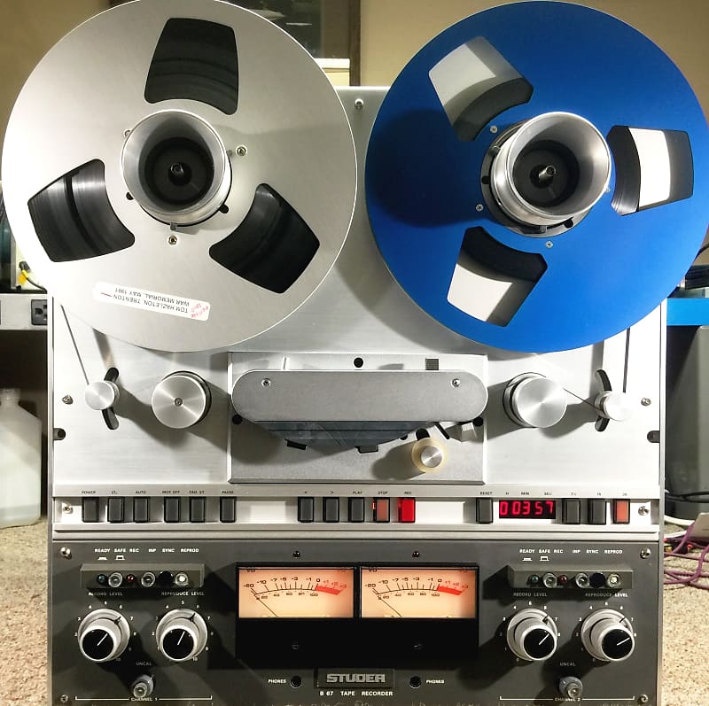 Studer B67 2-track 0.25 7 1/2 - 15 -30 ips Tape Recorder 1987 - Fully  Restored