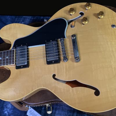 NEW Gibson Custom 1959 ES-335 Reissue Murphy Lab Ultra Light Aged Natural - Authorized Dealer 7.9 lb - Quilt Maple - 110105 image 8