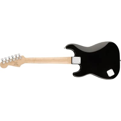 Squier by Fender Mini Stratocaster Beginner Electric Guitar - Indian Laurel Fingerboard - Black image 2