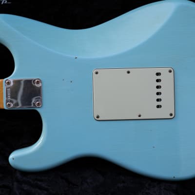 Fender Custom Shop Limited Edition 1961 Relic Stratocaster "Wildwood 10" 2015 Daphne Blue image 15