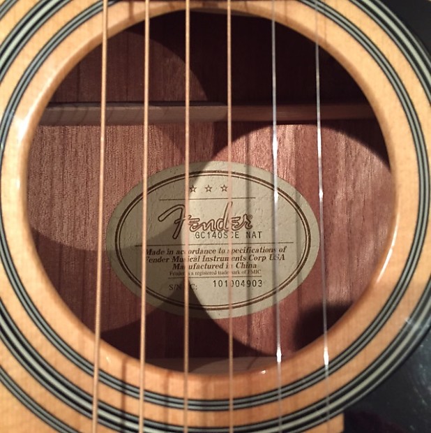 Fender GC 140 SCE 2010 Natural
