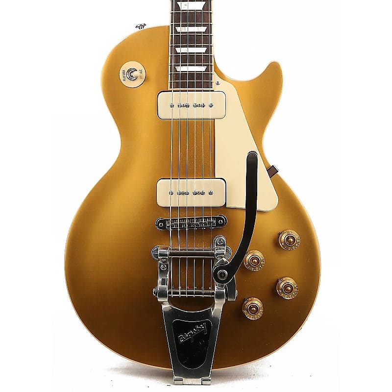 Gibson Les Paul Standard '50s P-90 2014 - Gold Top - Bigsby image 1
