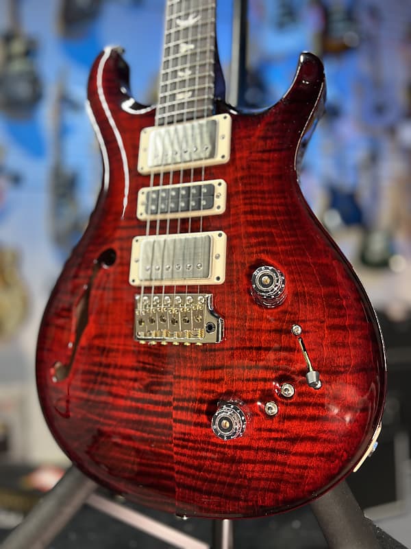 PRS Special Semi-Hollow Electric Guitar, Custom Color - Fire Red Wrap Burst w/ Case, Signature Dlr, Get Plekd 297 image 1