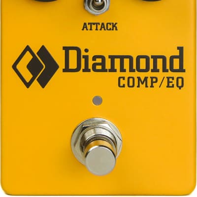 Diamond Comp/EQ Optical Compressor Effects Pedal