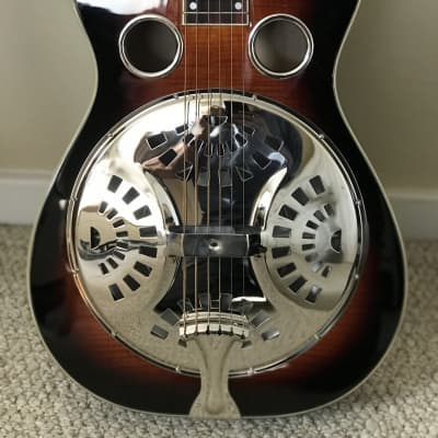 Recording King RR-75PL-SN Phil Ledbetter Signature Resonator Guitar 2020 Flamed Maple with hard shell case image 3