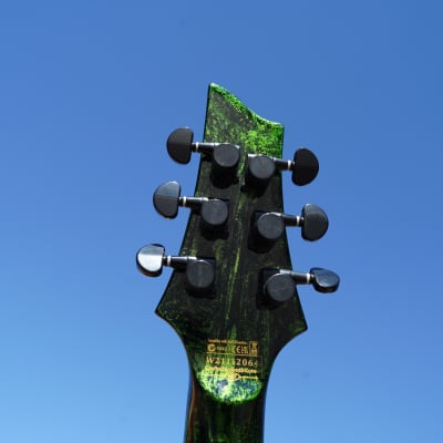 Schecter DIAMOND SERIES C-1 Silver Mountain - Toxic Venom 6-String Electric Guitar (2022) image 8