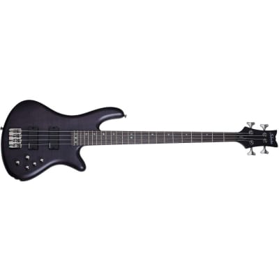 Schecter Stiletto Studio-4 STBLS + FREE GIG BAG - See Thru Black Satin Bass Studio 4- BRAND NEW for sale