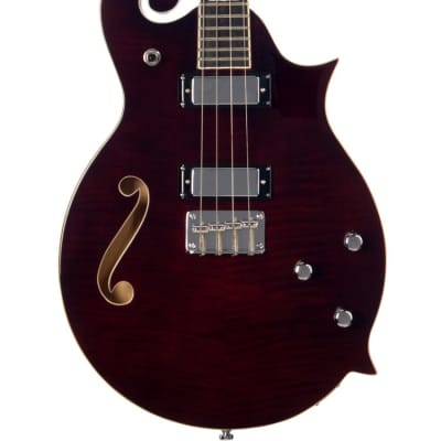 Eastwood MRG Tone Chambered Mahogany Body Maple Top 4-String Tenor Electric Guitar w/Gig Bag image 6