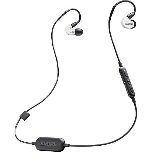 Shure SE215SPE-W-BT1 Sound-Isolating Earphones With Rmce-Bt1 Bluetooth Cable White image 1