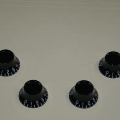 new in package A+ genuine Gibson Top Hat Knobs Black PRHK-010 (set of 4 knobs) image 13