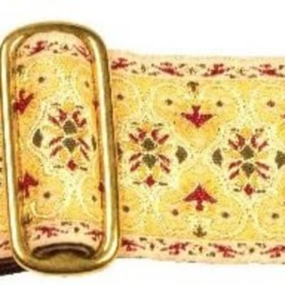 Souldier GS0075 2-Inch Wide Cloth covered Seatbelt Guitar Strap - Persian Gold