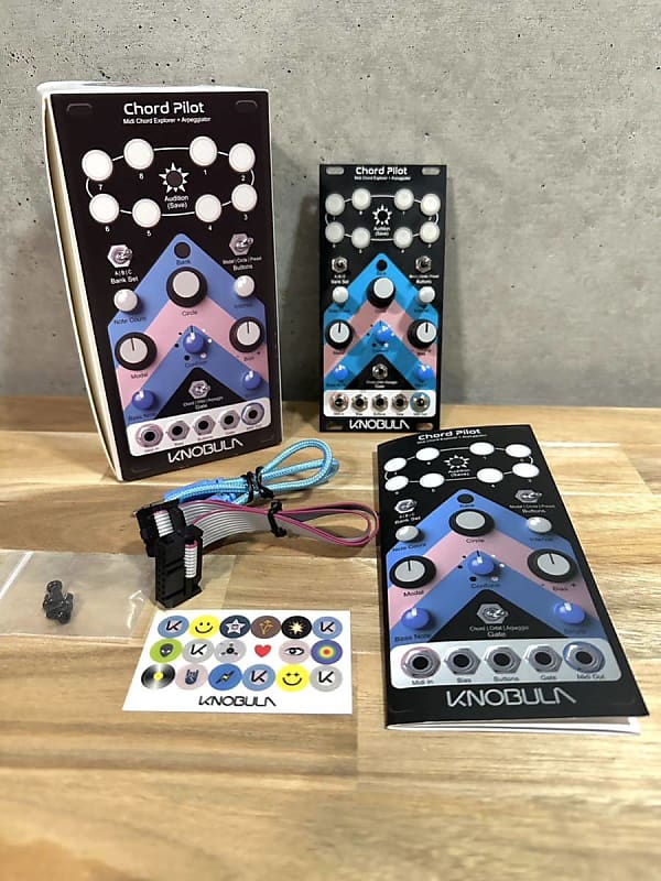 Knobula Chord Pilot MIDI Chord Explorer & Arpeggiator Eurorack Module 2022 - Present - Multi-Color image 1