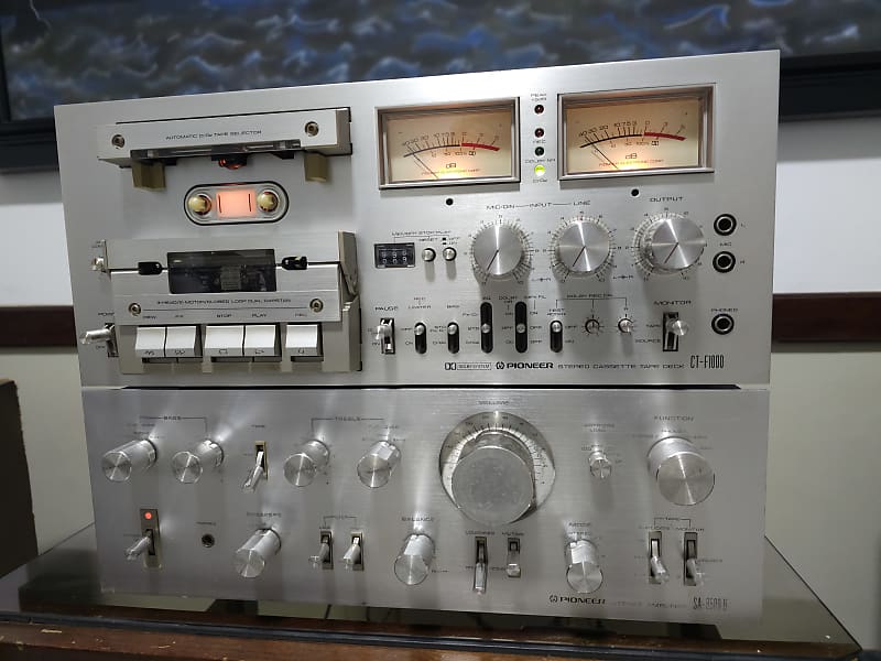 Pioneer Ctf-1000 Top Of The Line Cassette Deck For Repair or parts  			