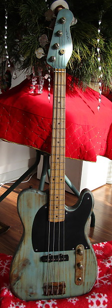 MDG 30" Short-scale Tele-style Bass demo/Relic'd, hand-made-In-USA: The Guitar-Player's Bass! image 1