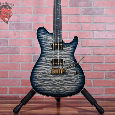 Sugi DS496E 6A Quilted Maple Top Deep Pale Blue 2022 w/OSSC for sale