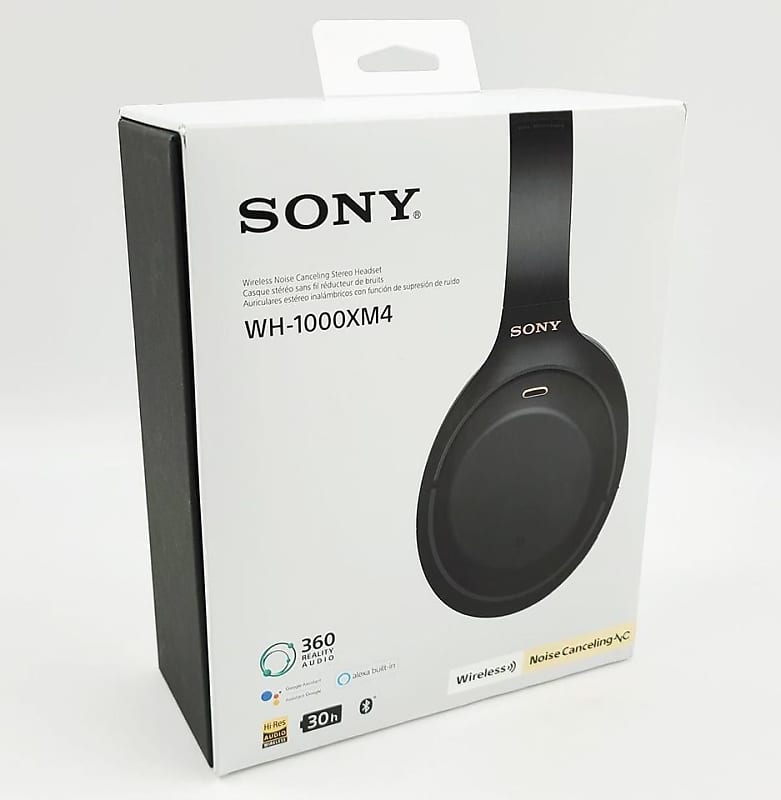 Sony : WH1000-XM4/B (2020) : Bluetooth / Over-ear Headphones | Reverb