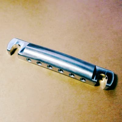 Gibson Brass Studs with  Aluminum Stop bar tail piece image 1