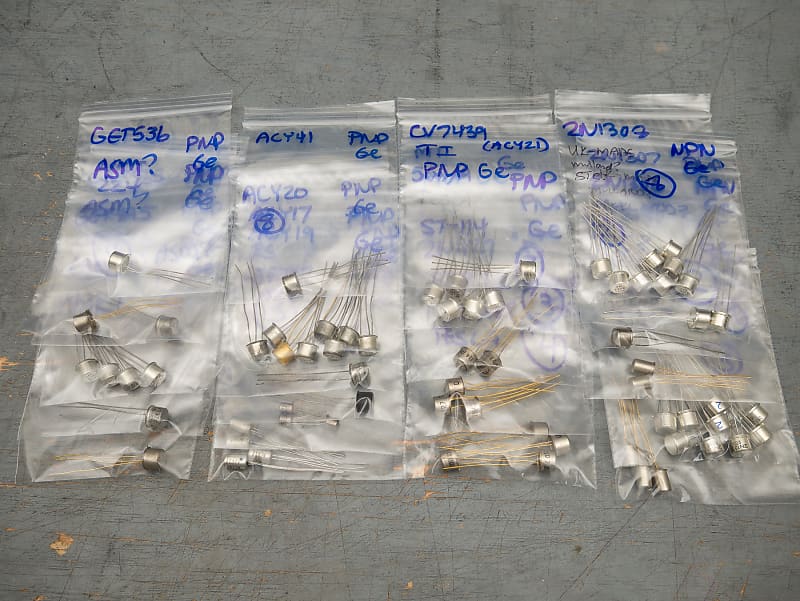 NOS UK Made Germanium Transistor Lot #1 | Reverb