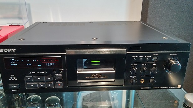 Sony TC-KA3ES 3-Head Cassette Tape Deck Black | Reverb