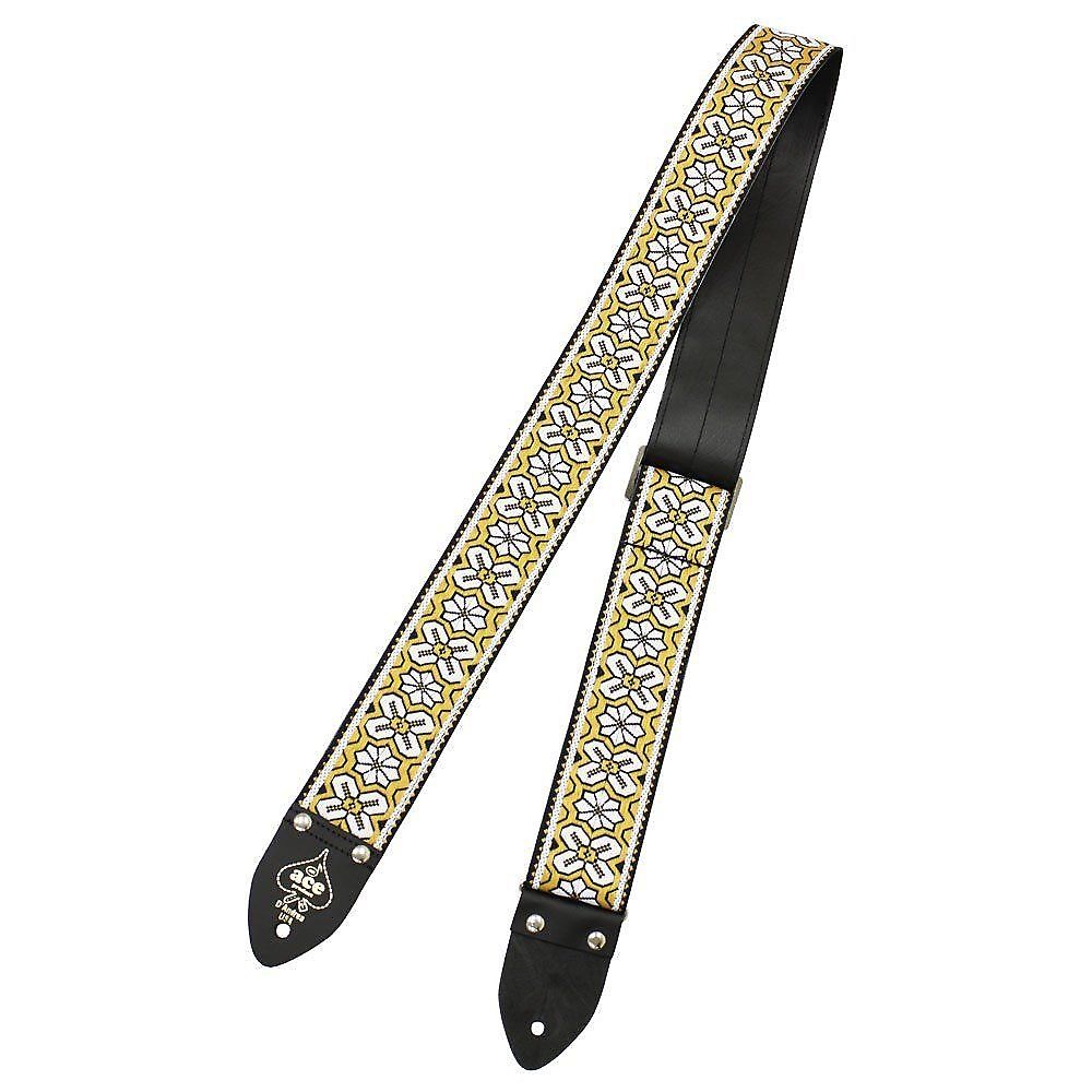 Ace Vintage Reissue Peace and Dove Guitar Strap by D'Andrea - Made in –  Megatone Music